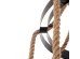 Artekko Hemp Rope Φωτιστικό Οροφής 8φωτο (Ε27) με Μαύρο Μέταλλο/Σχοινί (65x65x15)cm
