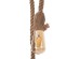 Artekko Hemp Rope Φωτιστικό Οροφής 6φωτο (Ε27) με Μαύρο Μέταλλο/Ξύλο/Σχοινί (80x10x130)cm