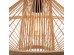 Artekko Bamboo Φωτιστικό Οροφής Μονόφωτο (Ε27) Φυσική Απόχρωση (50x50x30)cm