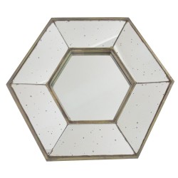 Artekko Dorthea MDF Πολυγωνικός Καθρέπτης Τοίχου