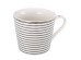 Artekko Iqorser Κούπα Bone China Πορσελάνη Λευκό/Μαύρο (13.5x9.5x9)cm Artekko Iqorser Κούπα Bone China Πορσελάνη Λευκό/Μαύρο (13.5x9.5x9)cm