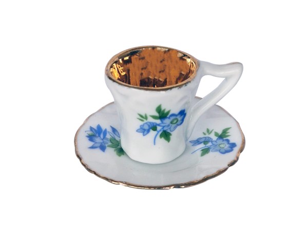 Artekko Vintage Queens Rosina Fine Bone Διακοσμητική Μινιατούρα Φλιτζάνι 2cm 1pc Artekko Vintage Queens Rosina Fine Bone Διακοσμητική Μινιατούρα Φλιτζάνι 2cm 1pc