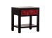 Artekko Chinoise Handmade Flower Bed Side Table with 1 Drawer (47x34x50)