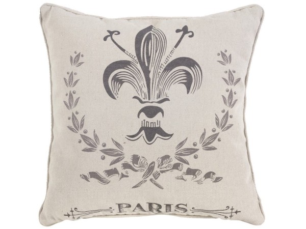 Artekko Paris Διακοσμητικό Γκρι Μαξιλάρι Καναπέ 44cm Artekko Paris Διακοσμητικό Γκρι Μαξιλάρι Καναπέ 44cm