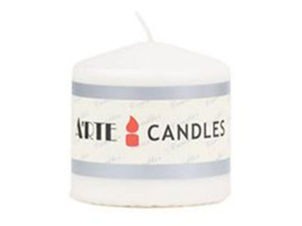 Artekko Candle Κερί Λευκό (8x8x8)cm