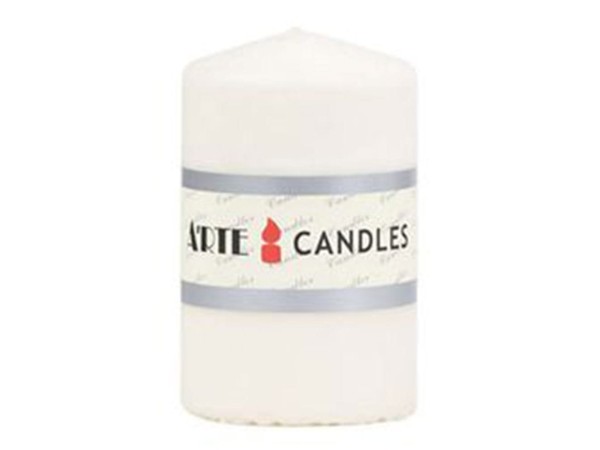 Artekko Candle Κερί Λευκό (8x8x12)cm Artekko Candle Κερί Λευκό (8x8x12)cm