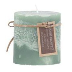 Artekko Candle Κερί Πράσινο (7x7x7)cm