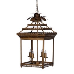 Artekko Rep Πολυέλαιος Μεταλλικός (40x40x76)cm