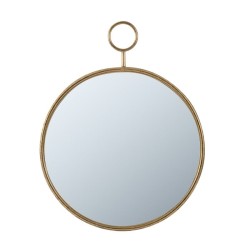 Artekko Lua Καθρέπτης Τοίχου Μεταλλικός Χρυσός (57x5x72)cm