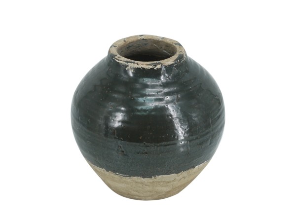 Artekko Antique Βάζο από Τερακότα Πράσινο (25x25x24)cm Artekko Antique Βάζο από Τερακότα Πράσινο (25x25x24)cm