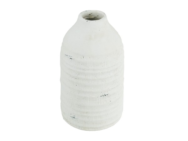 Artekko Cement Διακοσμητικό Βάζο από Τσιμέντο Λευκό (16.5x16.5x30)cm Artekko Cement Διακοσμητικό Βάζο από Τσιμέντο Λευκό (16.5x16.5x30)cm