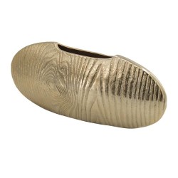 Artekko Zebra Βάζο Αλουμινίου Χρυσό (40,5x9.5x17)cm