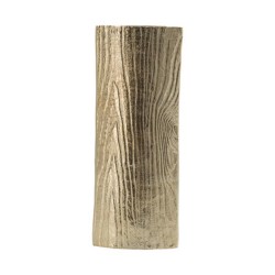 Artekko Zebra Βάζο Αλουμινίου Χρυσό (15,5x7x39)cm