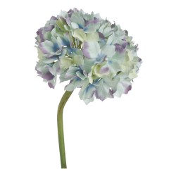 Artekko Hydrangea Τεχνητό Φυτό Ορτανσία Πλαστικό Ύφασμα Μέταλλο Μπλε (12.7x12.7x35.6)cm