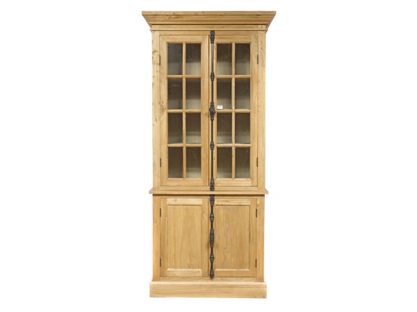 Artekko Βιβλιοθήκη από ξύλο μασίφ (100x45x220)cm