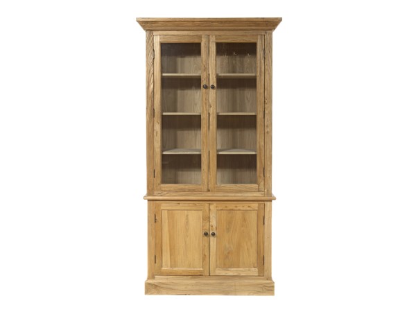 Artekko Βιβλιοθήκη από ξύλο μασίφ (113x47x220)cm