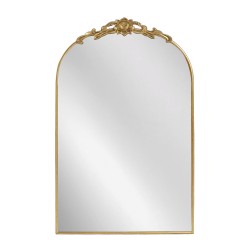Artekko Dia Χρυσό Μεταλλικός Καθρέπτης Τοίχου (50.5x4x80.5)cm
