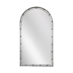 Artekko Dia Ασημί Μεταλλικός Καθρέπτης Τοίχου (60x3.5x110)cm