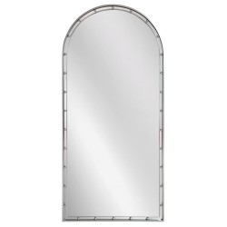 Artekko Dia Ασημί Μεταλλικός Καθρέπτης Τοίχου (75x3.5x160)cm