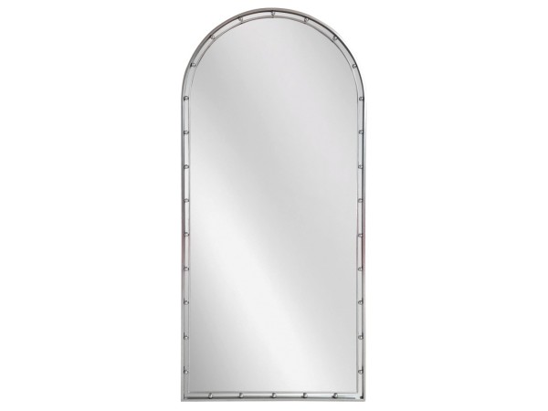 Artekko Dia Ασημί Μεταλλικός Καθρέπτης Τοίχου (75x3.5x160)cm