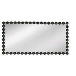 Artekko Dia Μαύρος Μεταλλικός Καθρέπτης Τοίχου (70x4.5x130)cm
