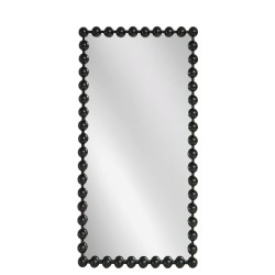Artekko Dia Μαύρος Μεταλλικός Καθρέπτης Τοίχου (75x4.5x160)cm