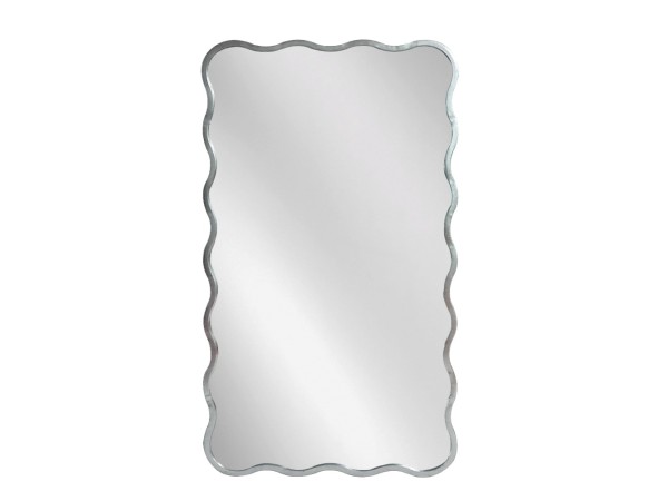 Artekko Dia Ασημί Μεταλλικός Καθρέπτης Τοίχου (61x2.5x110)cm