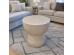 Artekko Solid Λευκό Βοηθητικό Τραπέζι από Terrazzo (Φ60x61)cm Artekko Solid Λευκό Βοηθητικό Τραπέζι από Terrazzo (Φ60x61)cm