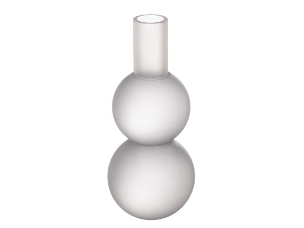 Artekko Frosted Κηροπήγιο Γυάλινο Διάφανο (8x8x18)cm Artekko Frosted Κηροπήγιο Γυάλινο Διάφανο (8x8x18)cm