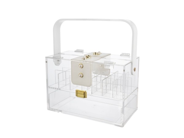 Artekko Acrylic Διακοσμητικό Κουτί Κοσμηματοθήκη Ακρυλικό Διάφανο (24x12.1x16)cm Artekko Acrylic Διακοσμητικό Κουτί Κοσμηματοθήκη Ακρυλικό Διάφανο (24x12.1x16)cm
