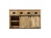 Artekko Aatrox Μπουφές Ξύλινος με Συρόμενη Πόρτα Φυσική Απόχρωση (150x45x90)cm