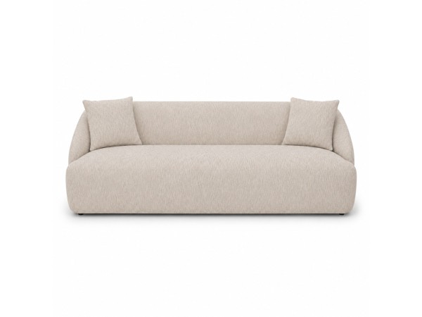 Artekko Novar Μπεζ Υφασμάτινος Τριθέσιος Καναπές (225x98x77)cm Artekko Novar Μπεζ Υφασμάτινος Τριθέσιος Καναπές (225x98x77)cm