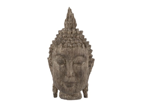Artekko Buddha Διακοσμητικό Κεφάλι Βούδα Καφέ (16.5x16x30.5)cm Artekko Buddha Διακοσμητικό Κεφάλι Βούδα Καφέ (16.5x16x30.5)cm