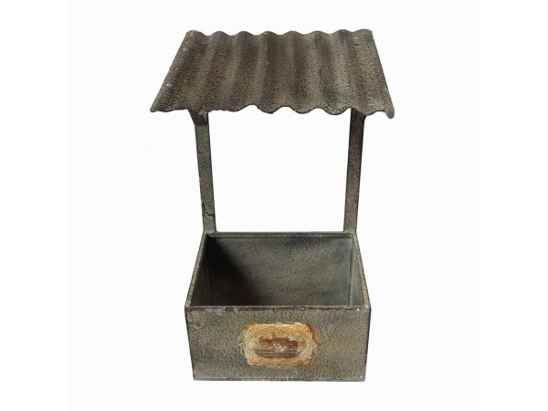 Artekko Choy Γλάστρα Μεταλλική με Σκεπή (23x*16x42)cm Artekko Choy Γλάστρα Μεταλλική με Σκεπή (23x*16x42)cm