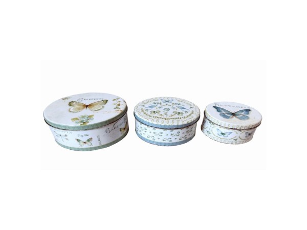 Artekko Box Κουτιά Τσίγκινα Πολύχρωμα Σετ/3 (20x20x10)cm Artekko Box Κουτιά Τσίγκινα Πολύχρωμα Σετ/3 (20x20x10)cm