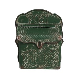 Artekko Mailbox Πράσινο Μεταλλικό Γραμματοκιβώτιο (31x12x28)cm