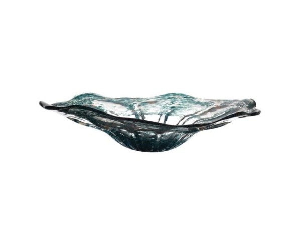 Artekko Zruek Διακοσμητικό Κρυστάλλινο Μπολ (38x38x9)cm Artekko Zruek Διακοσμητικό Κρυστάλλινο Μπολ (38x38x9)cm