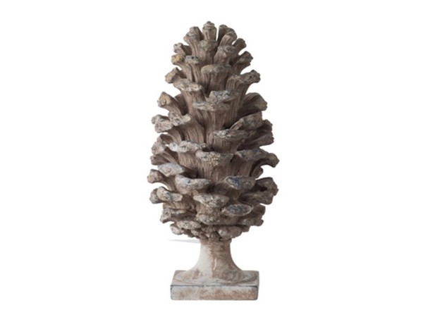 Artekko Pine Cone Κουκουνάρι Διακοσμητικό Ρητίνης Γκρι (18x18x36)cm Artekko Pine Cone Κουκουνάρι Διακοσμητικό Ρητίνης Γκρι (18x18x36)cm