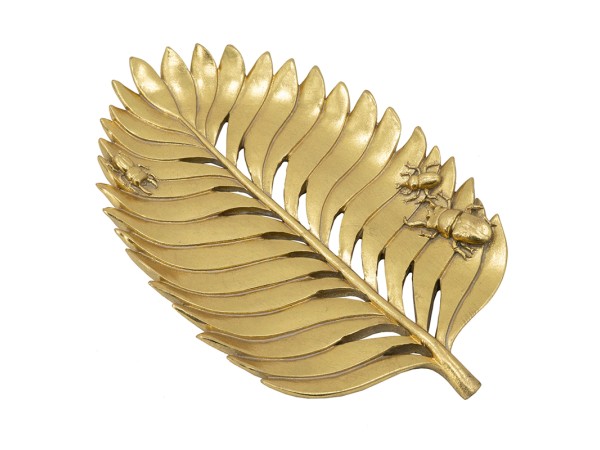 Artekko Leaf Διακοσμητική Πιατέλα Φύλλο Ρητίνης Χρυσή (28.5x17x2.5)cm Artekko Leaf Διακοσμητική Πιατέλα Φύλλο Ρητίνης Χρυσή (28.5x17x2.5)cm