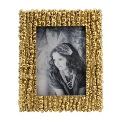 Artekko Golden Κορνίζα Ρητίνη Χρυσό (21x2.5x25)cm