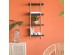 Artekko Shelf Ραφιέρα Επιτοίχια με 4 Ράφια Μέταλλο/Ξύλο/Ρατάν Μαύρη (46x25x112)cm Artekko Shelf Ραφιέρα Επιτοίχια με 4 Ράφια Μέταλλο/Ξύλο/Ρατάν Μαύρη (46x25x112)cm