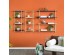 Artekko Shelf Ραφιέρα Επιτοίχια με 4 Ράφια Μέταλλο/Ξύλο/Ρατάν Μαύρη (46x25x112)cm Artekko Shelf Ραφιέρα Επιτοίχια με 4 Ράφια Μέταλλο/Ξύλο/Ρατάν Μαύρη (46x25x112)cm