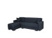 Artekko Croh Καναπές Κρεβάτι Γωνιακός Ανθρακί  Ύφασμα (236x150x78)cm