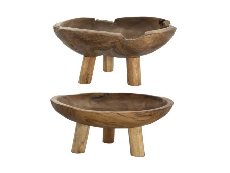 S/2 Teak Bowl