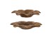 Artekko Woody Μπολ Διακοσμητικό από Ξύλο Teak (30x30x5)cm Σετ/2 Artekko Woody Μπολ Διακοσμητικό από Ξύλο Teak (30x30x5)cm Σετ/2
