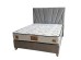 Κρεβάτι Shiny με αποθηκευτικό χώρο 160x200 ύφασμα SB20