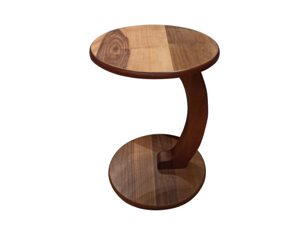 Artekko Side Table Τραπεζάκι Βοηθητικό Ξύλινο Καφέ (40x40x56)cm