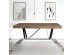 Artekko Julian Καφέ Τραπεζι MDF με Μαύρα Μεταλλικά Πόδια (180x90x73)cm Artekko Julian Καφέ Τραπεζι MDF με Μαύρα Μεταλλικά Πόδια (180x90x73)cm