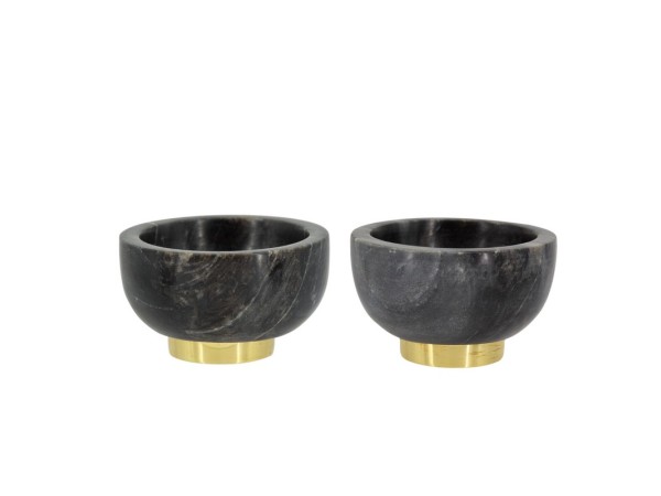 Artekko Μπώλ Μαύρα Μαρμάρινα (10.2x10.2x6.4)cm Artekko Μπώλ Μαύρα Μαρμάρινα (10.2x10.2x6.4)cm