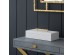 Artekko Box Διακοσμητικό Κουτί/Κοσμηματοθήκη Ξύλο/Τεχνόδερμα Άσπρo (32x14.5x10.5)cm